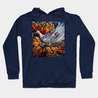 Stained Glass Pheasant Hoodie